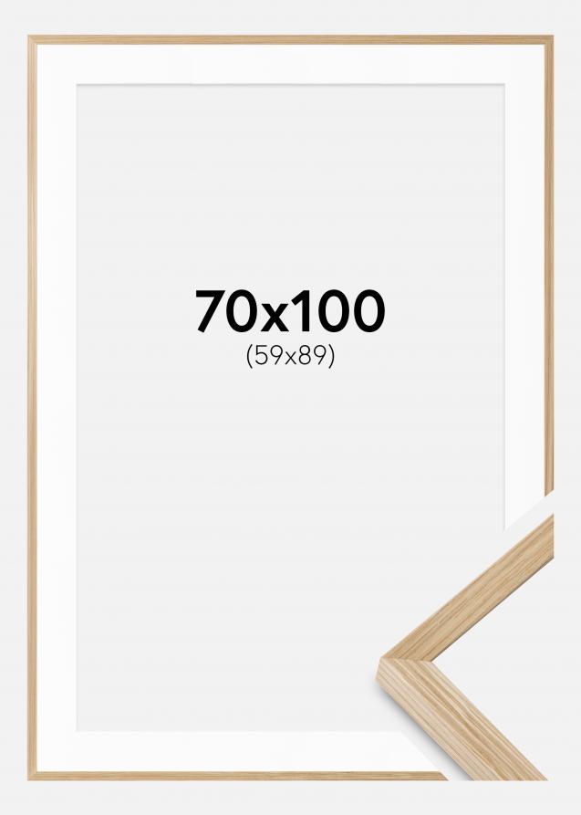 Cornice Soul Oak Veneer 70x100 cm - Passe-partout Bianco 60x90 cm