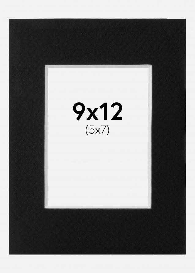 Passe-partout Canson Nero (Bordo interno bianco) 9x12 cm (5x7)