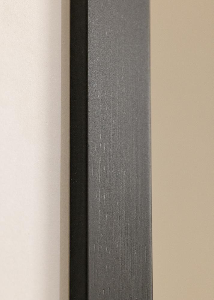 Cornice Black Wood 70x100 cm - Passe-partout Bianco 62x93 cm