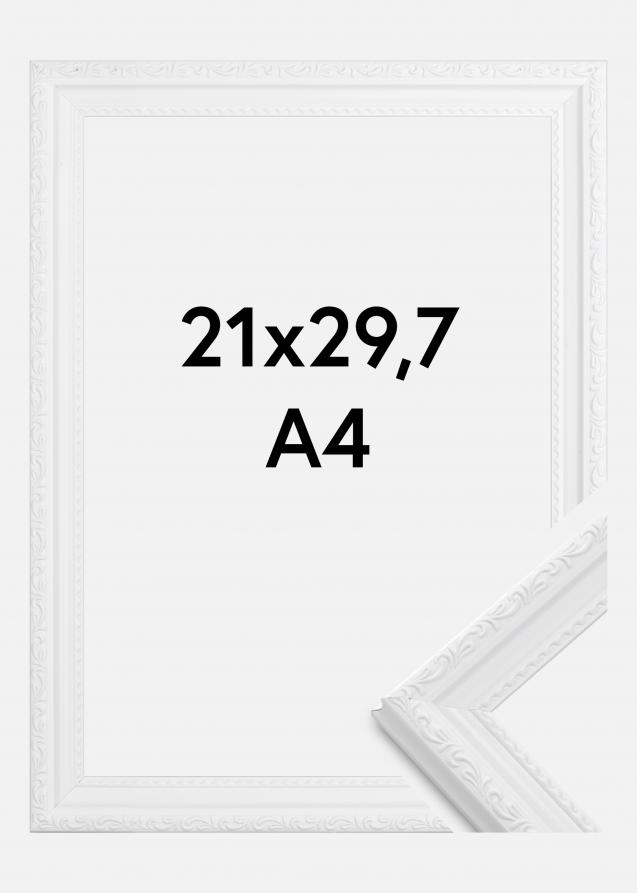 Cornice Abisko Vetro acrilico Bianco 21x29,7 cm (A4)