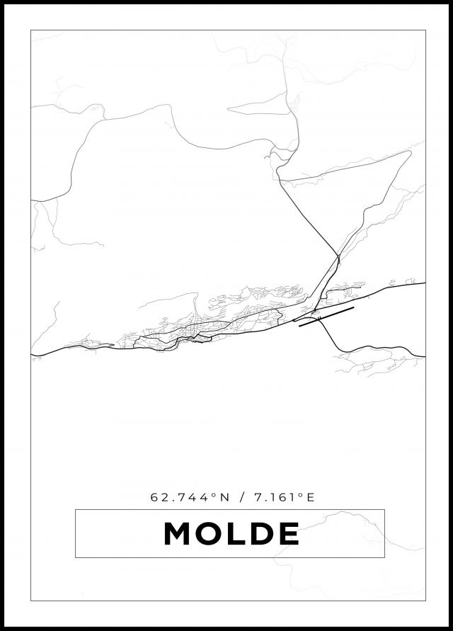 Mappa - Molde - Poster bianco