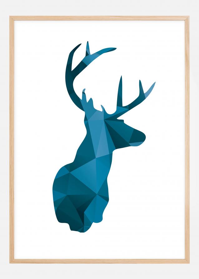 Deer - Blu Poster