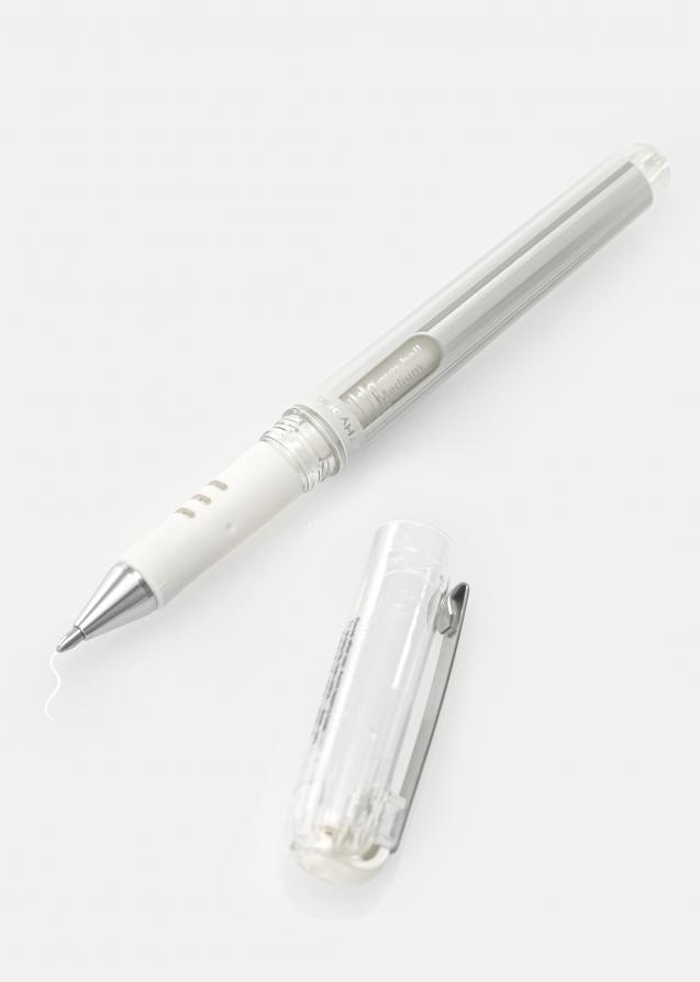 Pentel K230-WO - Metallico Bianco Penna per album - 1 mm