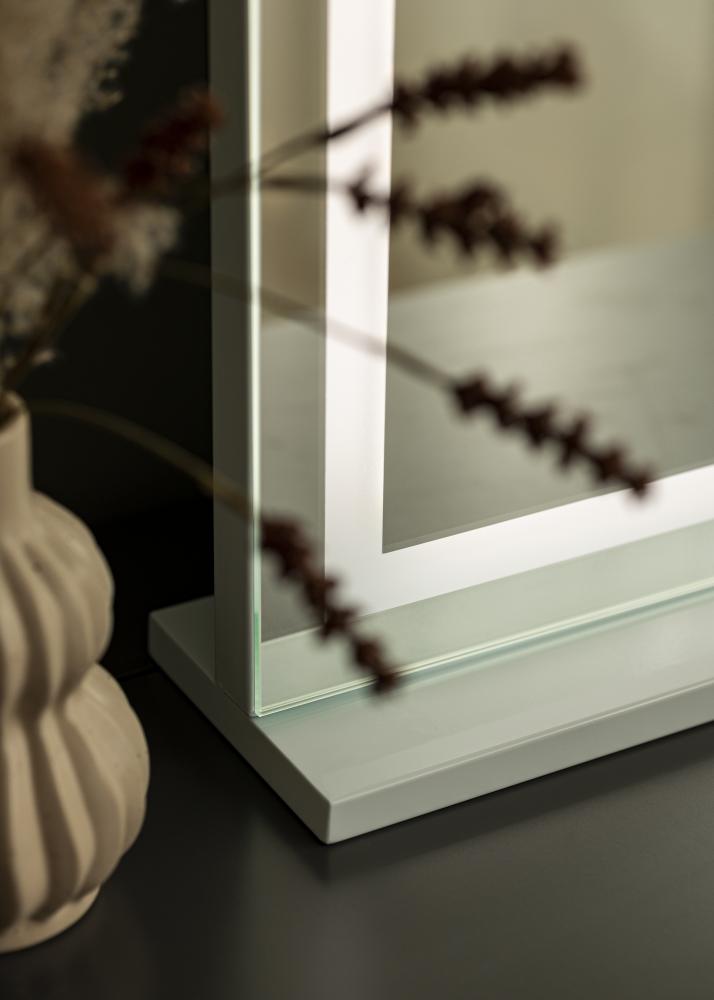 KAILA Specchio per trucco Base Horisontal LED Bianco 80x60 cm