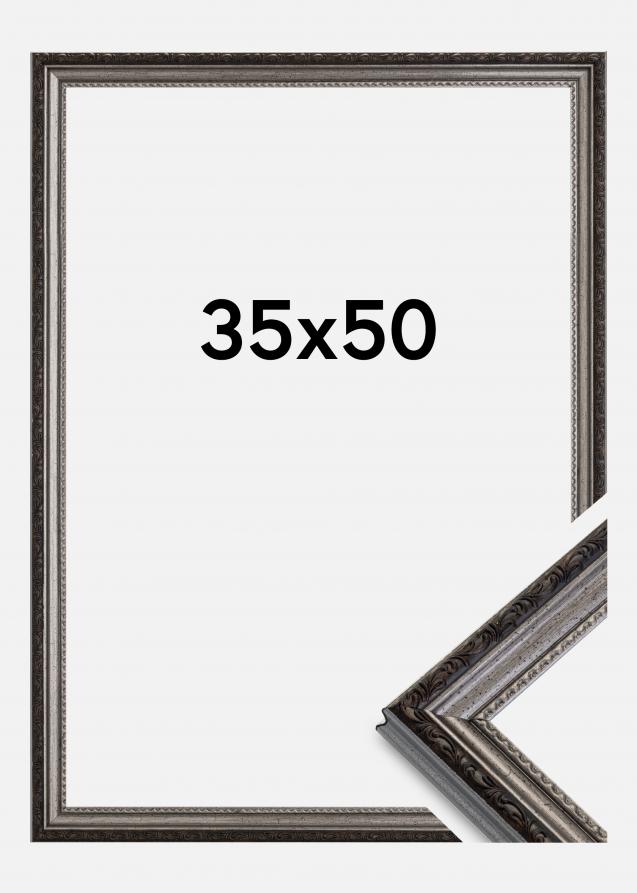 Cornice Abisko Vetro acrilico Argento 35x50 cm