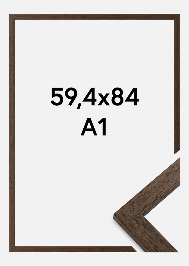 Cornice Brown Wood Vetro acrilico 59,4x84 cm (A1)