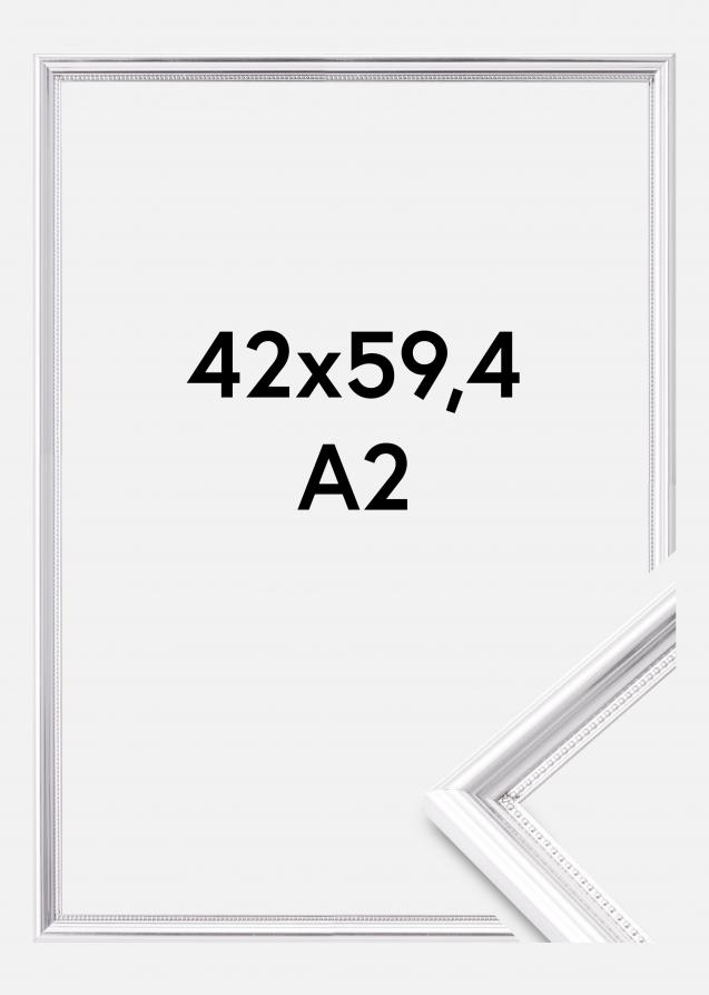 Cornice Gala Vetro acrilico Argento 42x59,4 cm (A2)