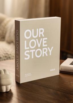 KAILA OUR LOVE Story Grey - Coffee Table Photo Album (60 Pagine nere)