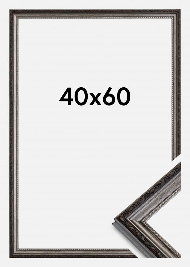 Cornice Abisko Vetro acrilico Argento 40x60 cm