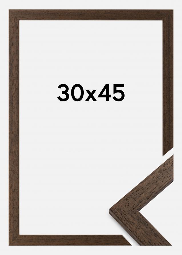 Cornice Brown Wood Vetro acrilico 30x45 cm
