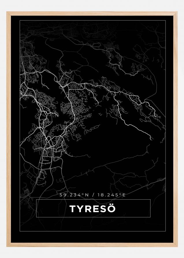 Mappa - Tyresö - Poster nero