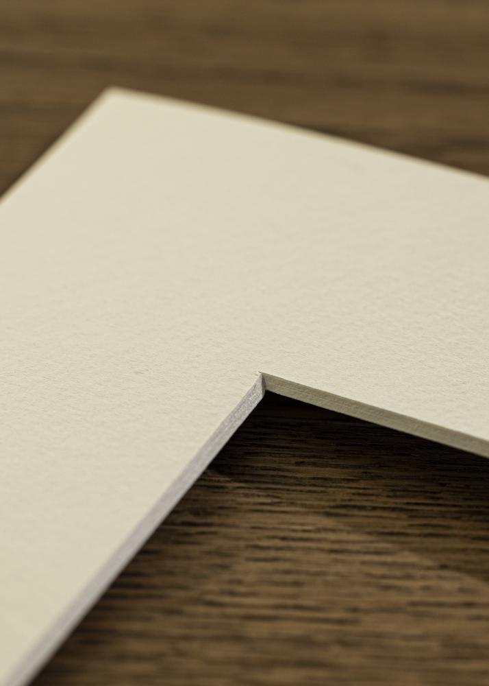 Passe-partout Bianco Standard (Bordo interno bianco) 7x9 cm (3x4)