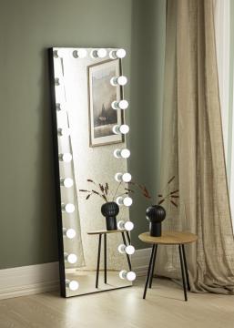 KAILA Specchio Tall LED Nero 55x165 cm