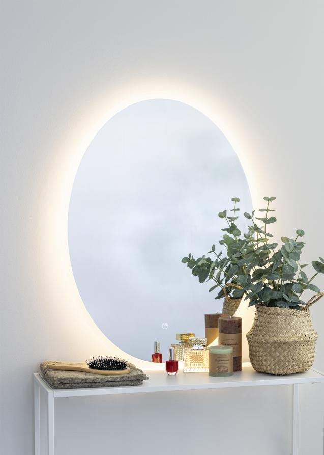 KAILA Specchio Ovale LED 60x80 cm