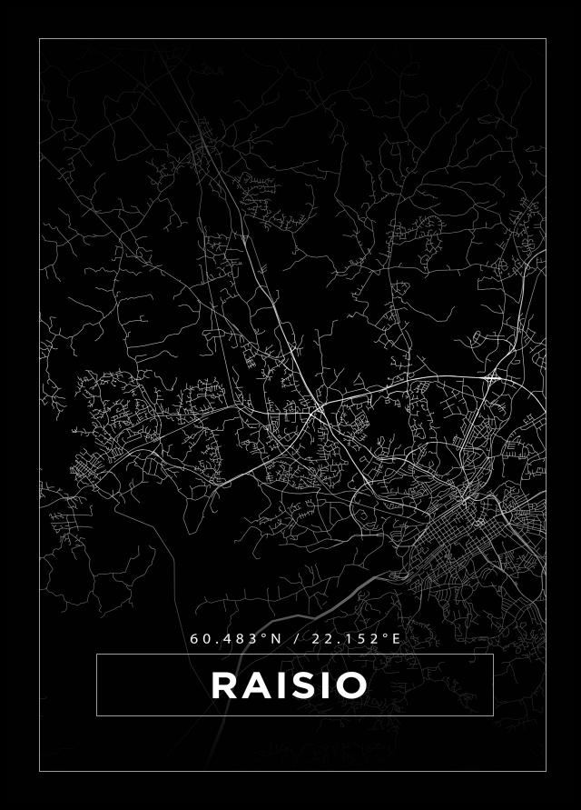 Mappa - Raisio - Poster nero
