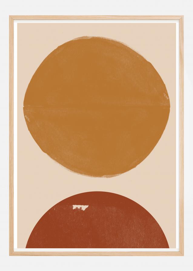 Burn Arancione Composition Poster