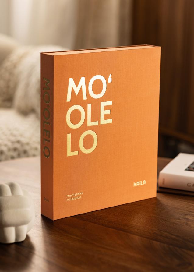 KAILA MO'OLELO - Coffee Table Photo Album (60 Pagine nere / 30 fogli)