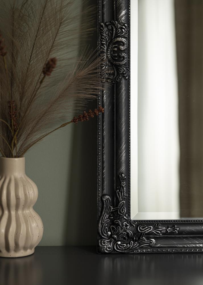 Specchio Bologna Nero 80x80 cm