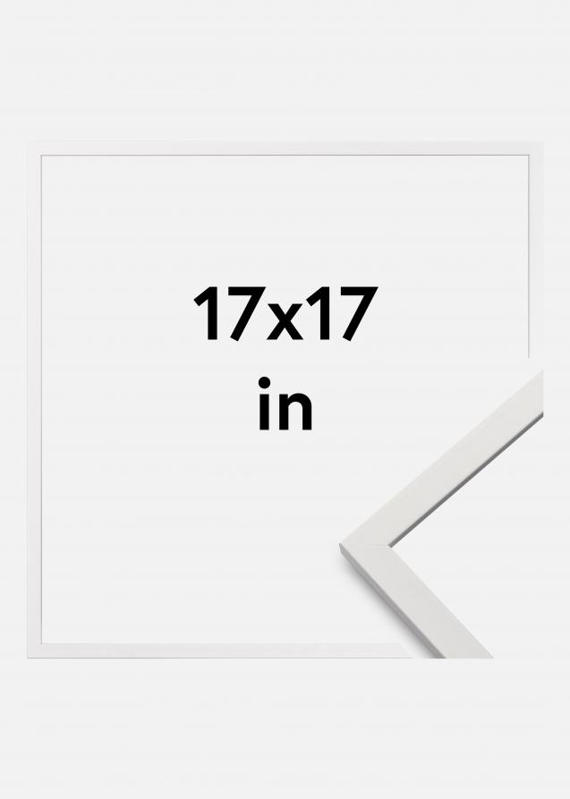 Cornice Edsbyn Vetro acrilico Bianco 17x17 inches (43,18x43,18 cm)