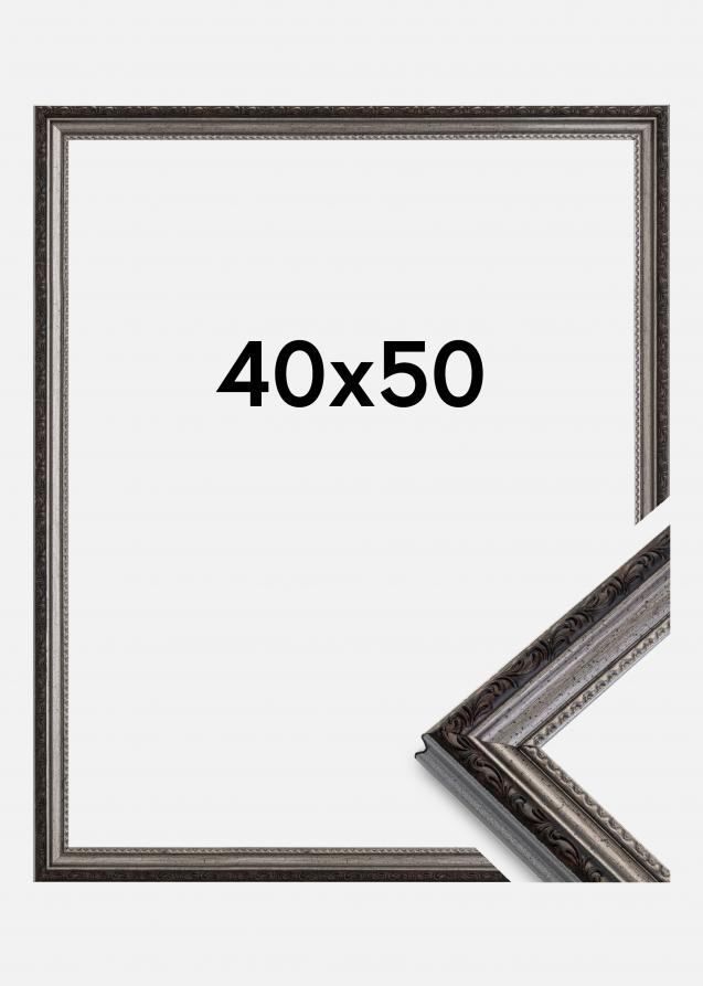 Cornice Abisko Vetro acrilico Argento 40x50 cm