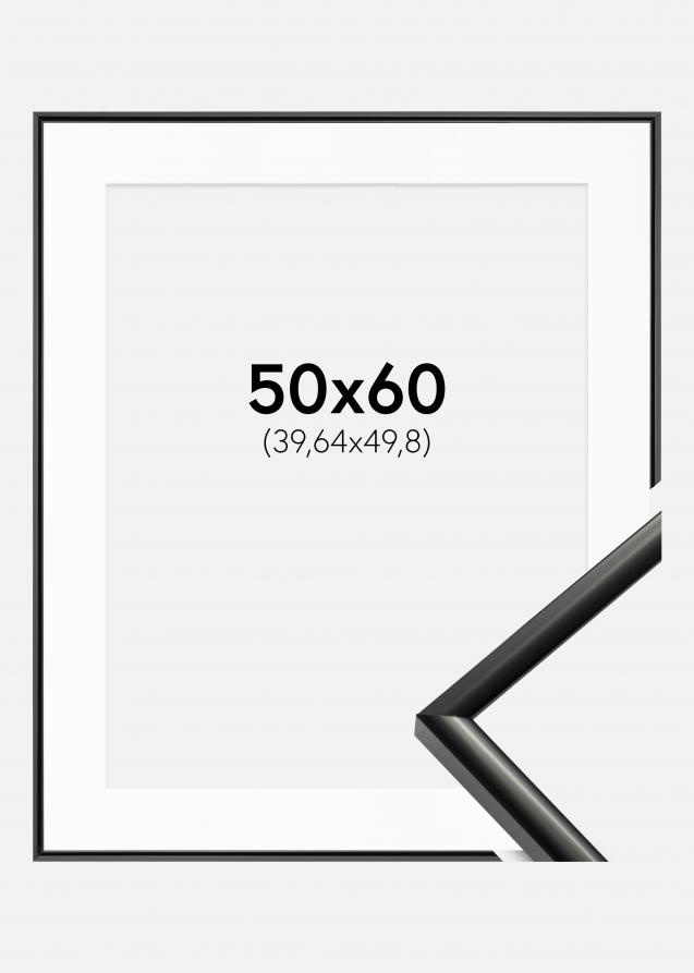 Cornice New Lifestyle Nero 50x60 cm - Passe-partout Bianco 16x20 inches