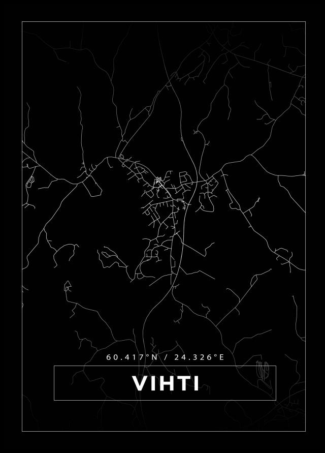 Mappa - Vihti - Poster nero