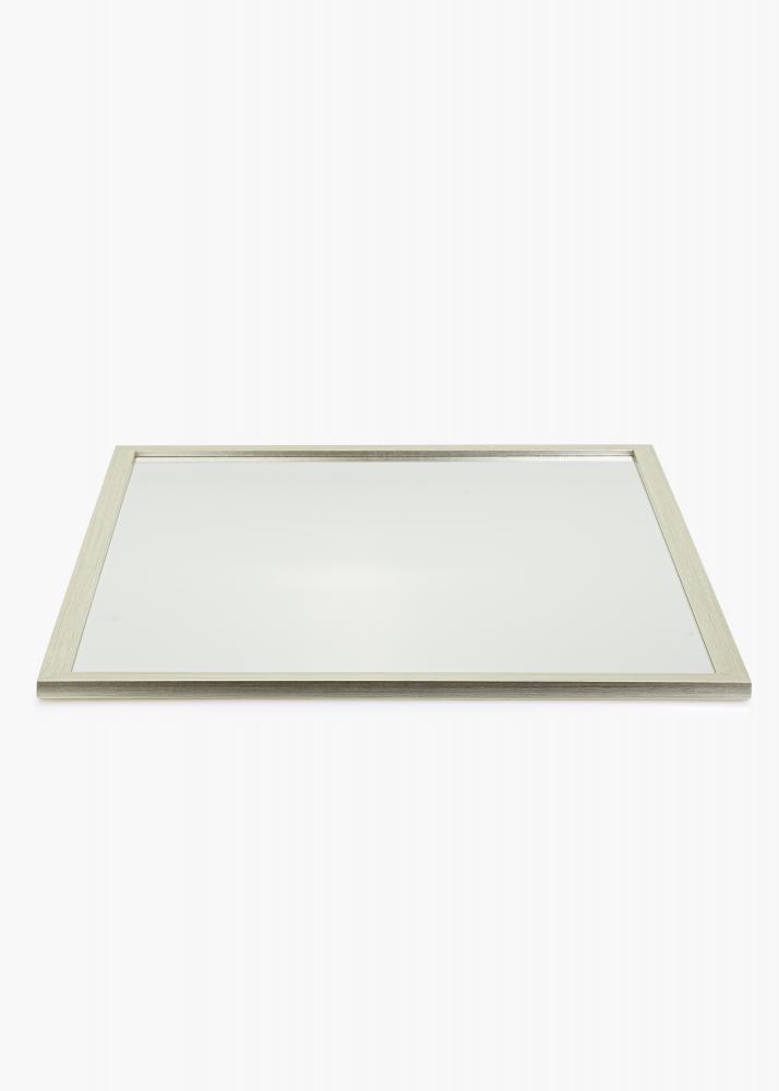 Specchio Silver Wood 50x70 cm