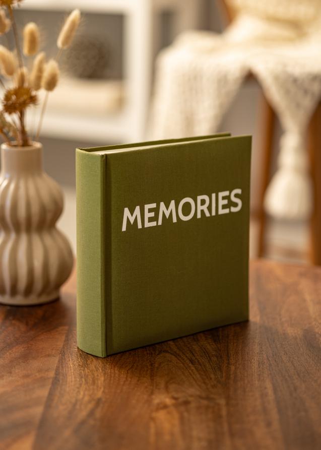 Memories Linen Album Verde - 200 Immagini in formato 10x15 cm