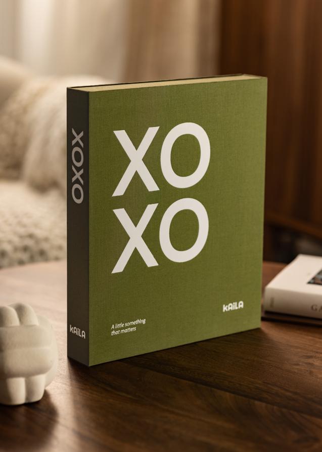 KAILA XOXO Olive - Coffee Table Photo Album (60 Pagine nere / 30 fogli)
