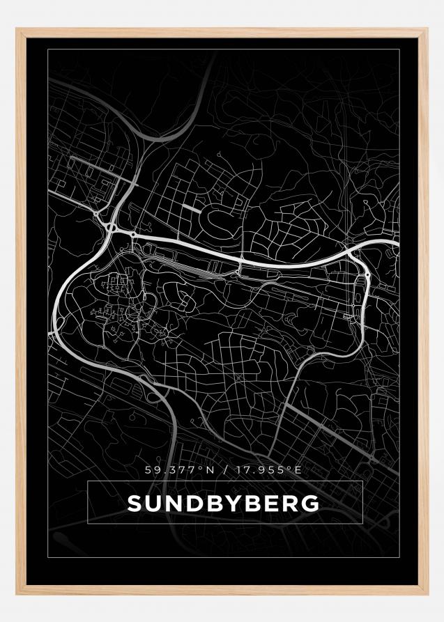 Mappa - Sundbyberg - Poster nero