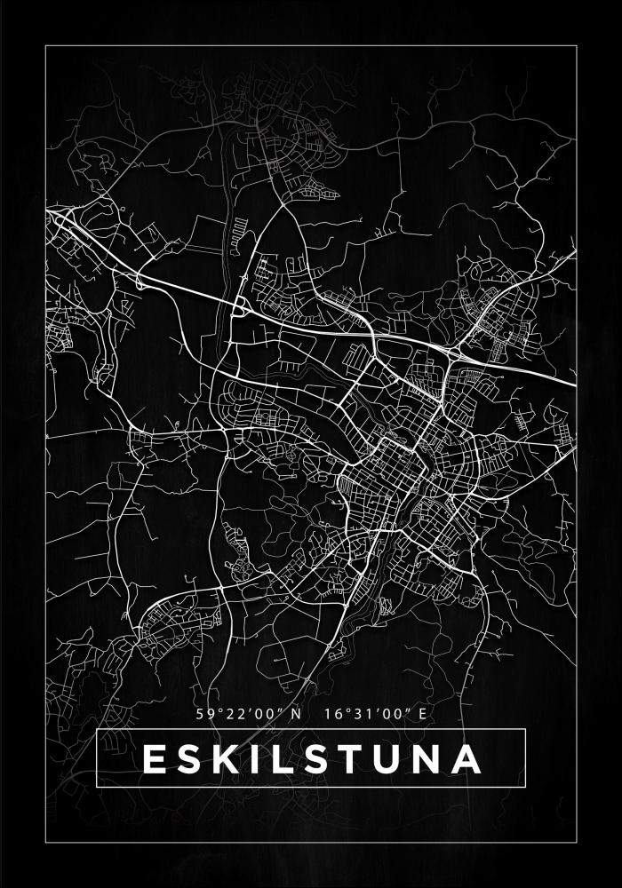Mappa - Eskilstuna - Poster nero