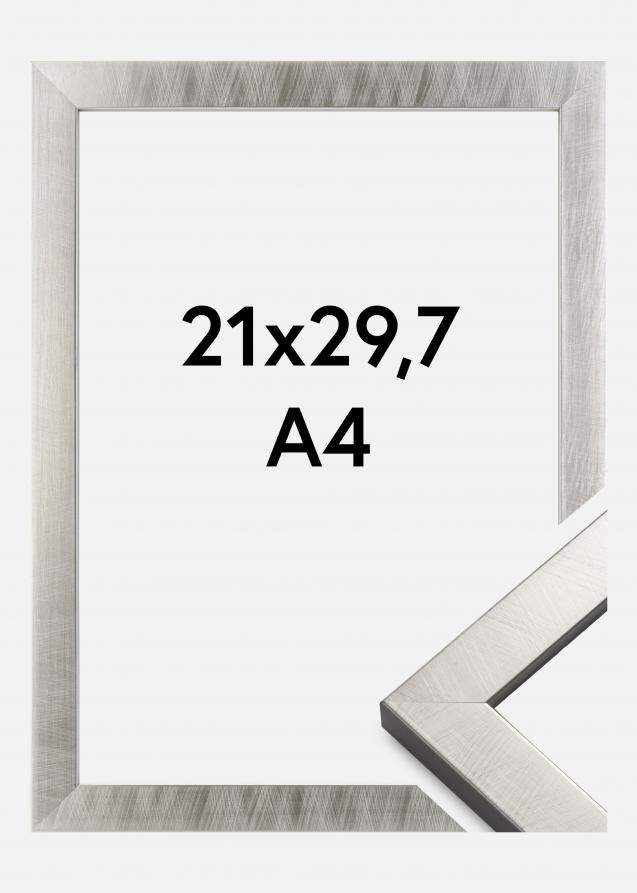 Cornice Uppsala Vetro acrilico Argento 21x29,7 cm (A4)