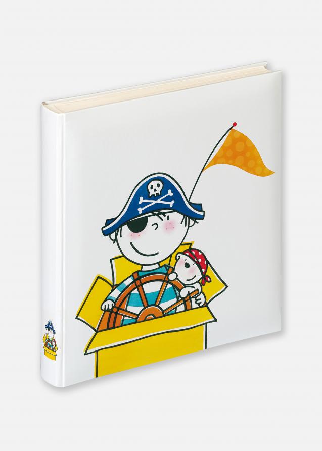 Album per bambini Pirat Asilo - 28x30,5 cm (50 Pagine bianche / 25 fogli)