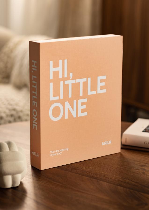 KAILA HI LITTLE ONE Pink - Coffee Table Photo Album (60 Pagine nere)