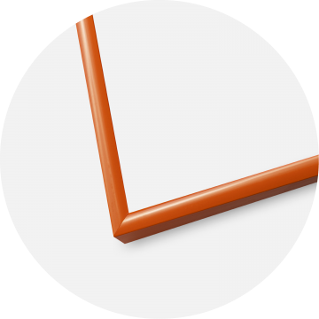 Cornice New Lifestyle Arancione 50x70 cm - Passe-partout Bianco 33x56 cm