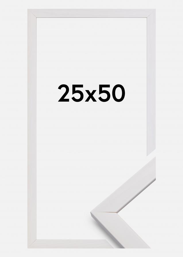 Cornice Stilren Vetro acrilico Bianco 25x50 cm