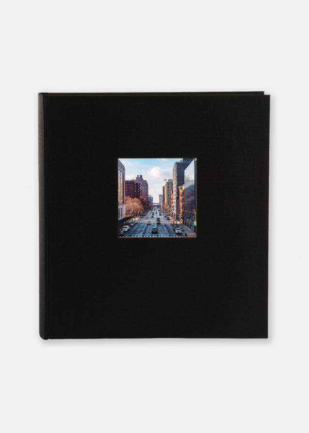 Bella Vista Album fotografico Nero - 30x31 cm (100 Pagine bianche / 50 fogli)