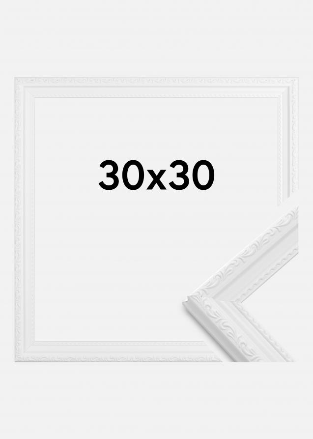Cornice Abisko Vetro acrilico Bianco 30x30 cm