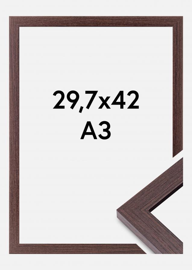 Cornice Deco Vetro acrilico Noce 29.7x42 cm (A3)