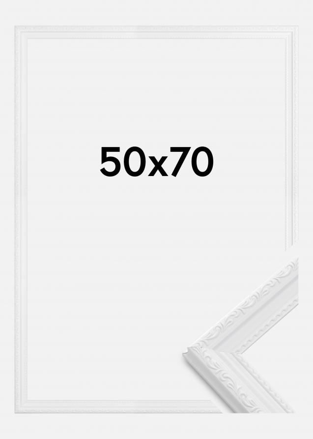 Cornice Abisko Vetro acrilico Bianco 50x70 cm