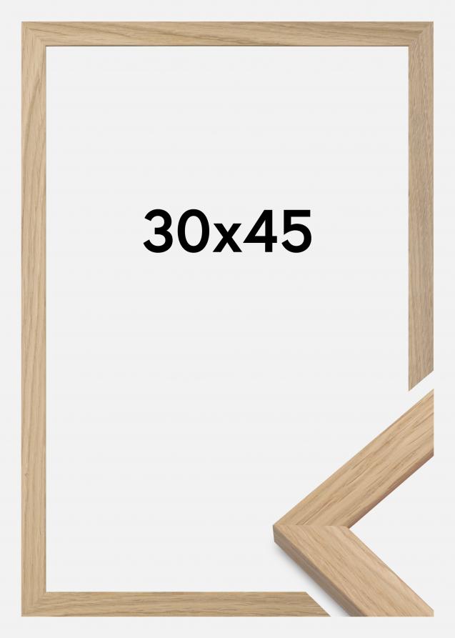 Cornice Oak Wood Vetro acrilico 30x45 cm