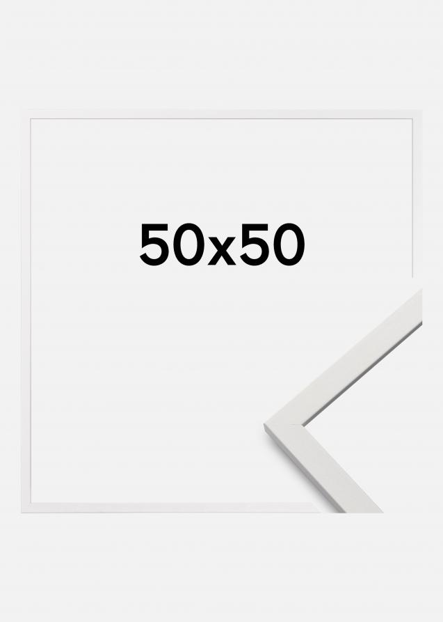 Cornice Edsbyn Vetro acrilico Bianco 50x50 cm