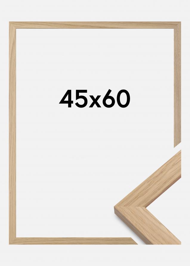 Cornice Oak Wood Vetro acrilico 45x60 cm