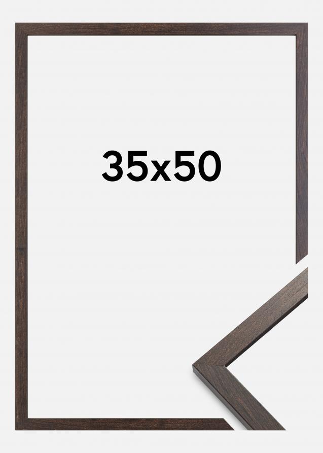 Cornice Trendy Vetro acrilico Noce 35x50 cm