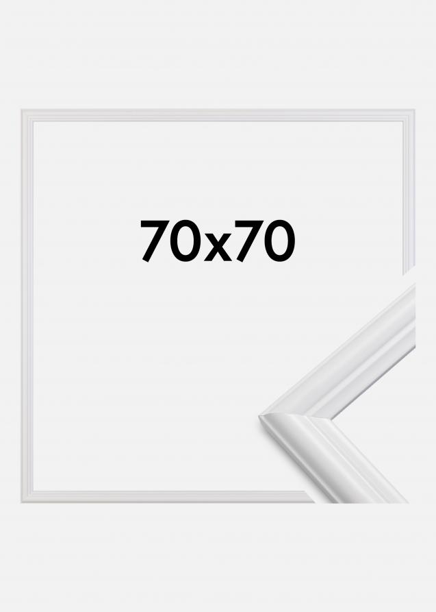 Cornice Siljan Vetro acrilico Bianco 70x70 cm