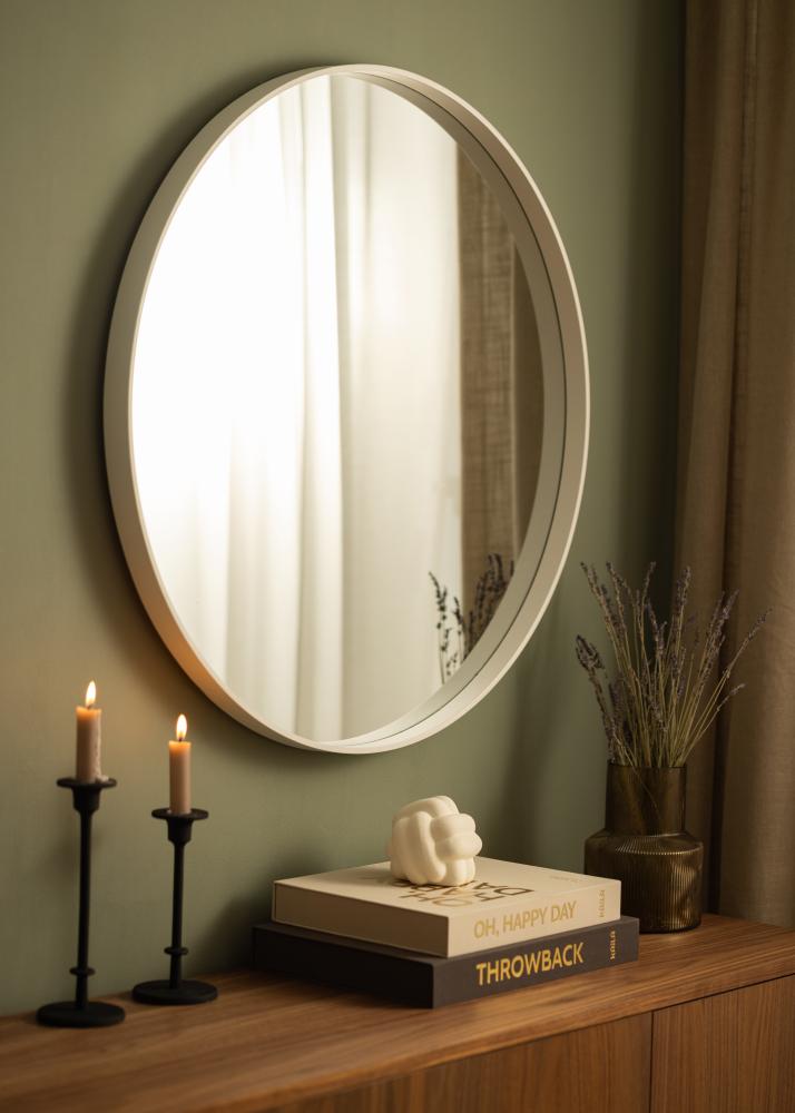 Specchio Reflection Bianco 80 cm 