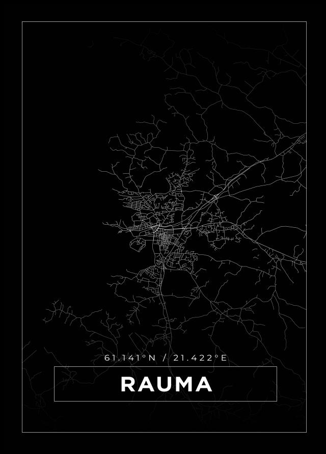 Mappa - Rauma - Poster nero