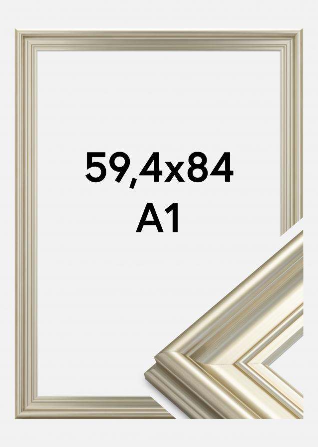 Cornice Mora Premium Argento 59,4x84 cm (A1)