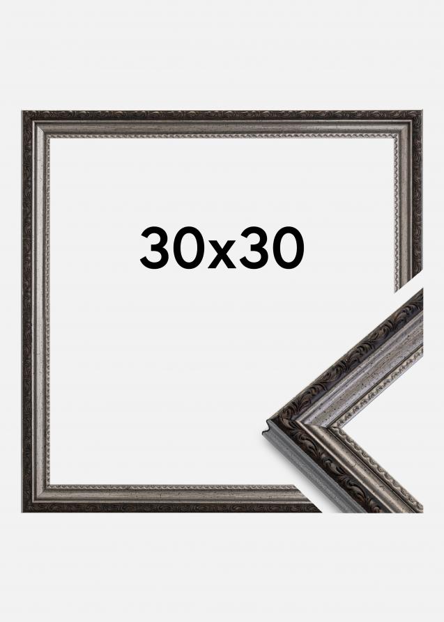 Cornice Abisko Vetro acrilico Argento 30x30 cm