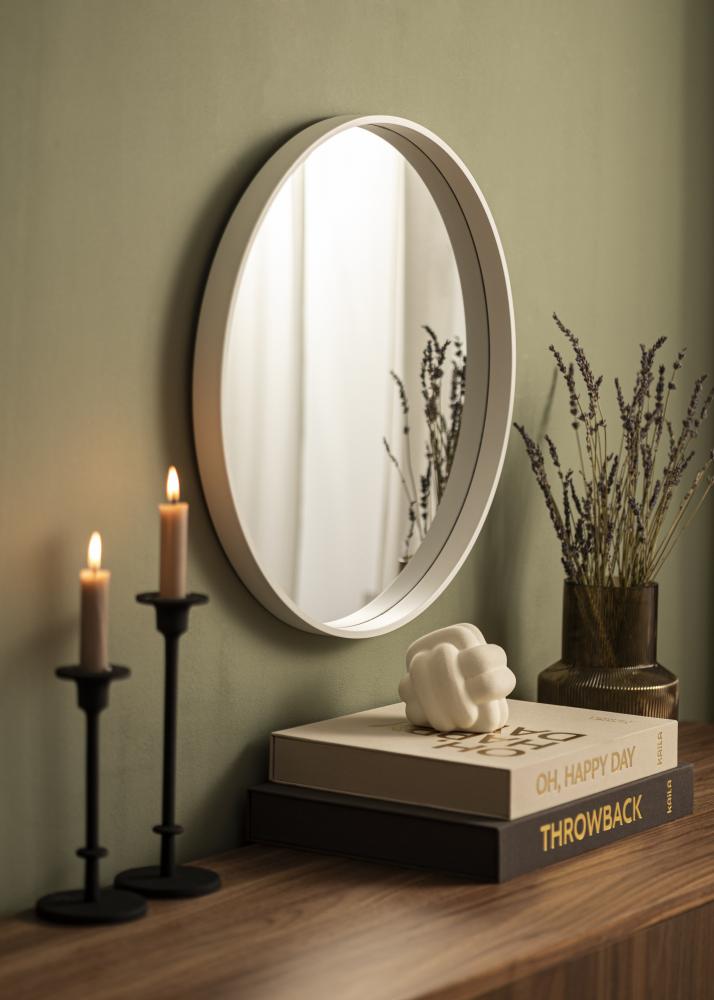 Specchio Reflection Bianco 50 cm 